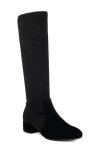 Dune London Topsy Knee High Boot In Black