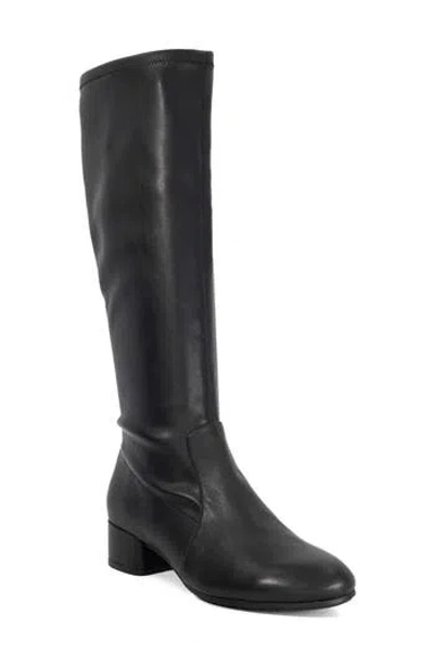 Dune London Topsy Knee High Boot In Black