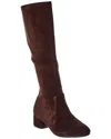Dune London Topsy Suede Boot In Brown