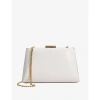 DUNE BELLAIRE CHAIN-STRAP FAUX-LEATHER CLUTCH BAG
