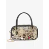 Dune Womens Song Fabric Top-handle Bag Black Fabric In Black