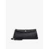 Dune Womens Black Synthetic Encourage Woven Faux-leather Clutch Bag In Black