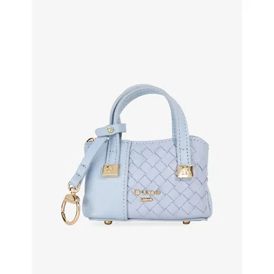 Dune Womens Blue Synthetic Dorry Extra-small Faux-leather Tot