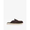 Dune Womens  Gracious Suede Mul In Brown Suede