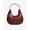 Dune Womens Burgundy/plain/ Syntheti Dedicated Scoop Faux-leather Shoulder Bag