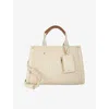 Dune Womens Cream Fabric Dialect Branded Fabric Tote Bag