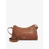 Dune Womens Dark Brown Synthetic Declare Small Leather Cross-body Bag In Brown