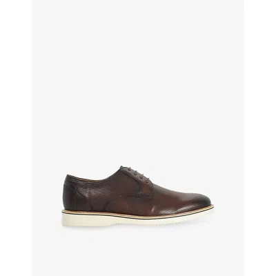 Dune Womens  Brinny Lace-up Leather Shoes In Brown