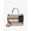 Dune Womens Deltra Large Canvas Tote Bag Tan Canvas In Tan Canvas