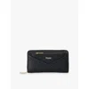 Dune Womens  Kelbey Logo-print Faux-leather Wallet In Black Synthetic