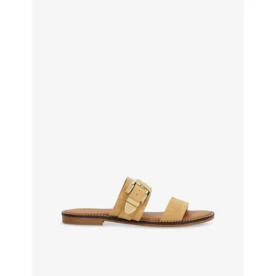 Dune Womens Sand Suede Lawe Suede Sandals Eur 36 / 3 Uk