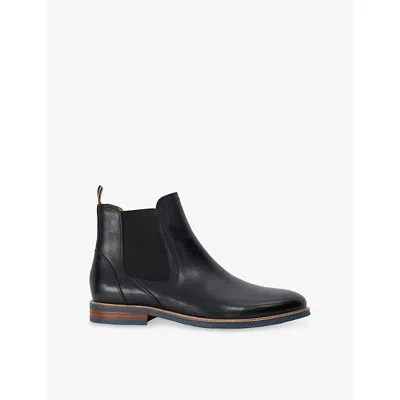 Dune Womens  Mckinley Leather Chelsea Boots In Animal Print