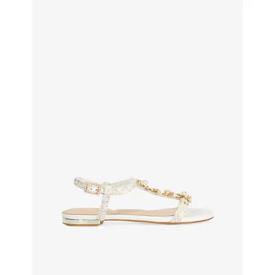 Dune Womens Multi Fabric Nature Woven Sandals Eur 40 / 7 Uk