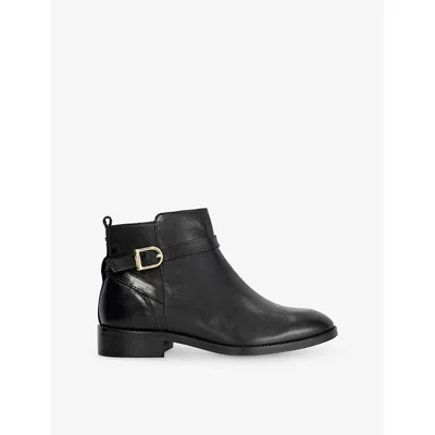 Dune Womens Black Leather Persia Brogue Leather Boots Eur 36 / 3 Uk