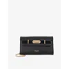 Dune Womens Black Leather Showmance Leather Cross-body Bag In Black