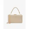 Dune Womens Gold Diamantes Beaut Diamante Top-handle Clutch Bag In Gold