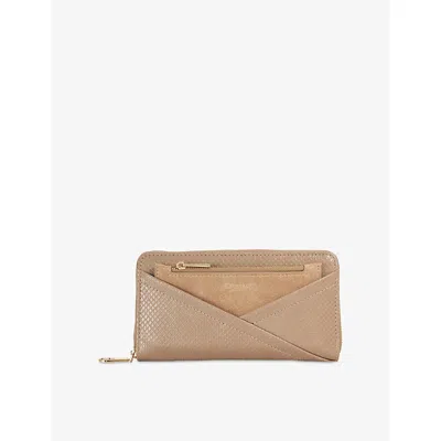 Dune Womens Grey Synthetic Kelbey Faux-leather Wallet