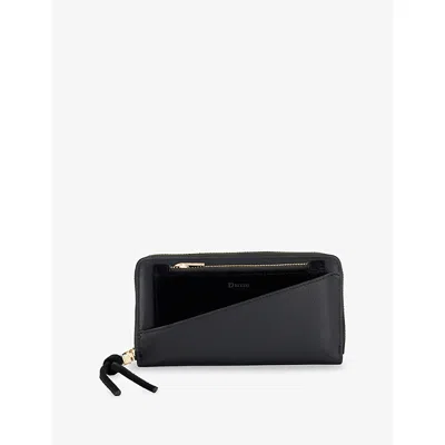 Dune Womens Kindling Large Leather Purse Black Leather