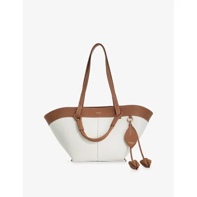 Dune Womens Natural Fabric Daylight Large Canvas Tote Bag In Sand