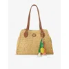 Dune Womens  Devotedly Large Raffia Shoulder Bag