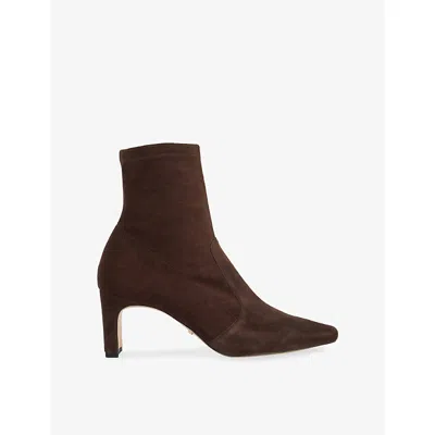 Dune Womens Olexa Suede Ankle Boots Brown Suede Eur 36 / 3 Uk