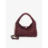 Dune Womens Purple Synthetic Dinkydeliberate Mini Faux-leather Shoulder Bag