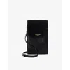 Dune Womens Black Synthetic Sunrise Lizard-embossed Faux-leather Cross Body Bag