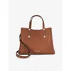 Dune Womens Tan Synthetic Recycled Dorry Large Faux-leather Tote Bag In Brown