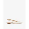 Dune Womens  Hostess Leather Courts In White