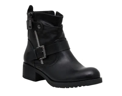 Dunes Women's Max Moto Ankle Boots In Black