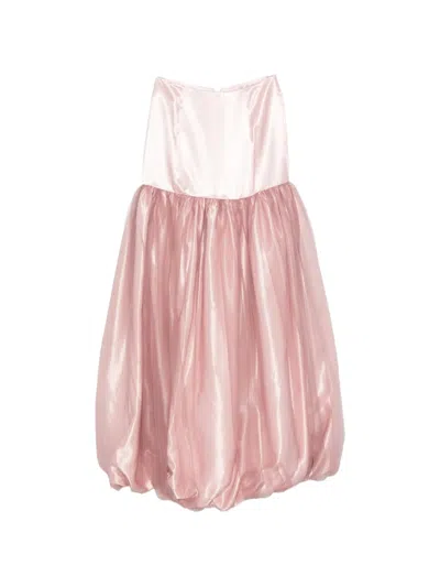 Dunesi Valentina Balloon Maxi Skirt In Rosa