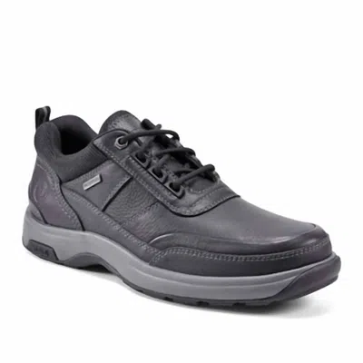 Dunham Men's 8000 Country Low Sneaker In Black Lea
