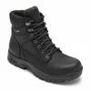 Dunham Men's 8000works Waterproof 6" Plain Toe Boot - Medium Width In Black In Black