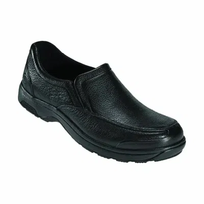 Dunham Men's Battery Park Slip-on Shoes In Black In Animal Print