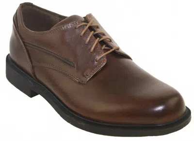Dunham Men's Battery Park Waterproof Oxford Shoes In Brown