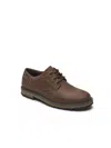 Dunham Men Byrne Plain Toe Ox Casual Shoes In Brown Lea In Brown