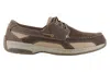 Dunham Men's Captain Boat Shoes In Java In Animal Print