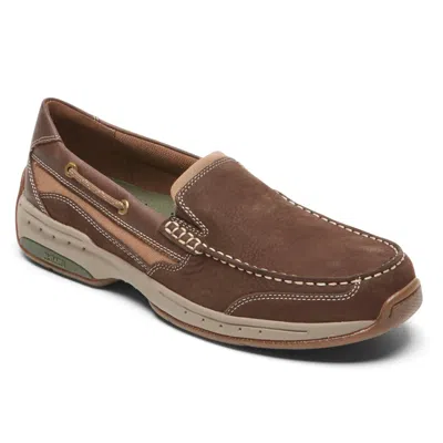 Dunham Men's Captain Venetian Boat Shoe - 2e Width In Java In Brown