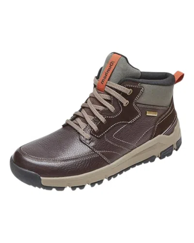 Dunham Men's Casual Boots In Dark Brown In Multi