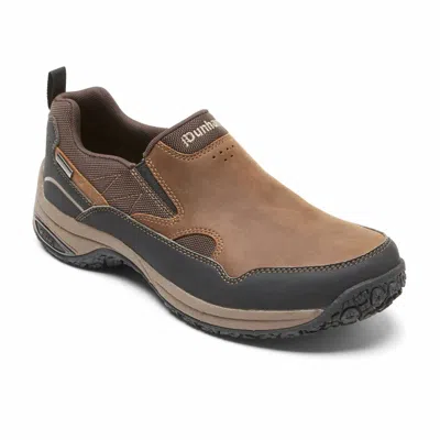 Dunham Men's Cloud Plus Waterproof Slip-on Shoes In Brown