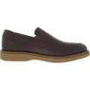 Dunham Men's Clyde Slip-on Shoes - X-wide In Saddle Brown In Multi