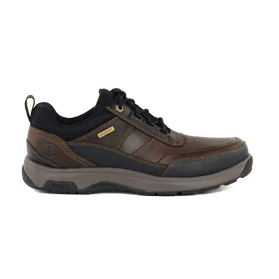Dunham Men's Country Low Waterproof Shoes In Chocolate In Multi