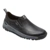 Dunham Men's Glastonbury Waterproof Slip-on Shoe - Medium In Black In Black