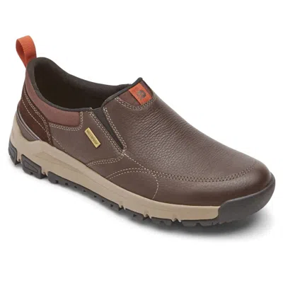 Dunham Men's Glastonbury Waterproof Slip-on Shoes In Brown