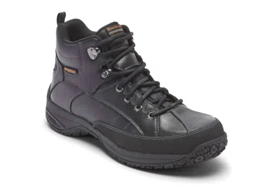 Dunham Men's Lawrence Mid Waterproof Boot In Black In Multi