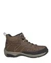 Dunham Men's Lawrence Steel Toe Boot In Dark Brown Suede In Multi