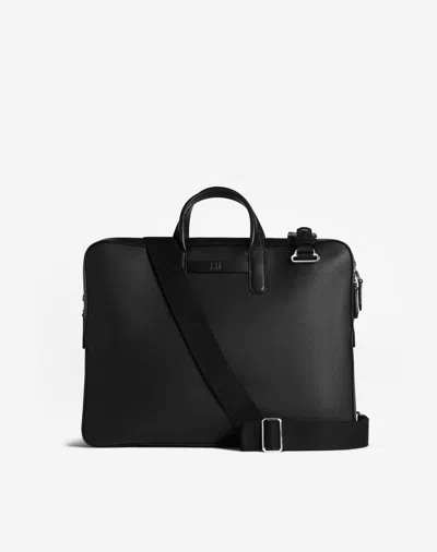 Dunhill 1893 Harness Double Document Case In Black