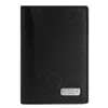 Dunhill 1893 Harness Leather Business Card Case In Black