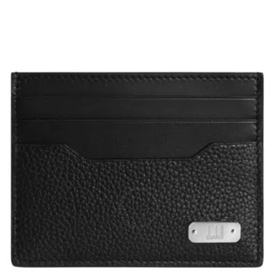 Dunhill 1893 Harness Leather Card Case In Black