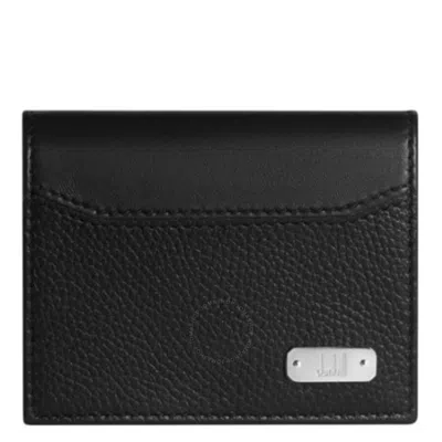 Dunhill 1893 Harness Leather Coin Purse In Black